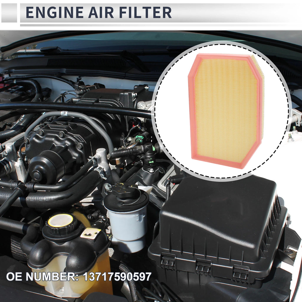 Engine Air Filter for BMW 5 Series 2009–2011 Long Life Replacement