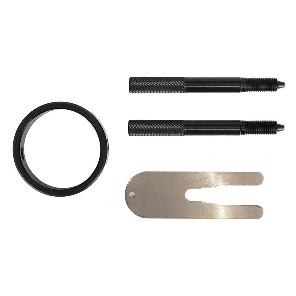 Motorcycle Black Fork Spring Compressor Tool for Easy Assembly and Disassembly