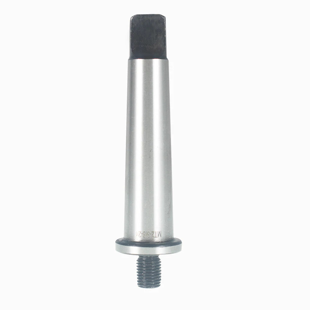 Morse Taper 2MT Shank to 3/8"-24 Threaded Drill Chuck Arbor Adapter