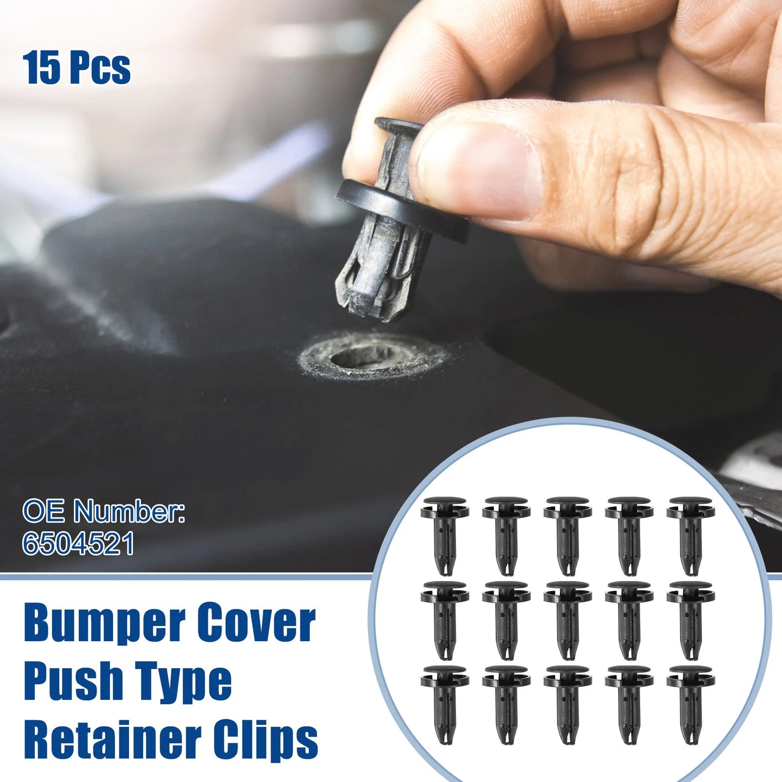 15pcs Bumper Retainer Clips Push Type for Chrysler 200 (2011–2014)
