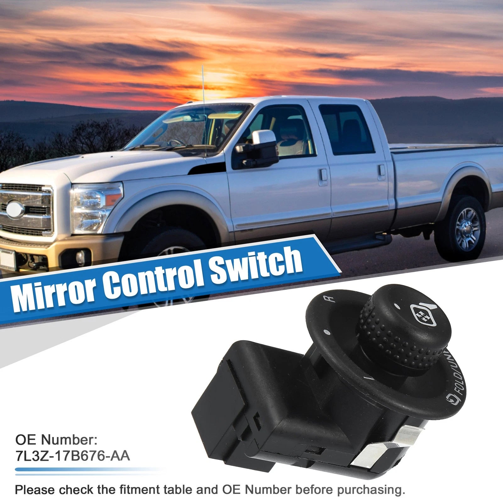Power Mirror Control Switch Replacement for Ford Lincoln (2003–2014)