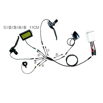 1.5m Waterproof Cable Cord for Electric Bicycle E-bike KT Controller