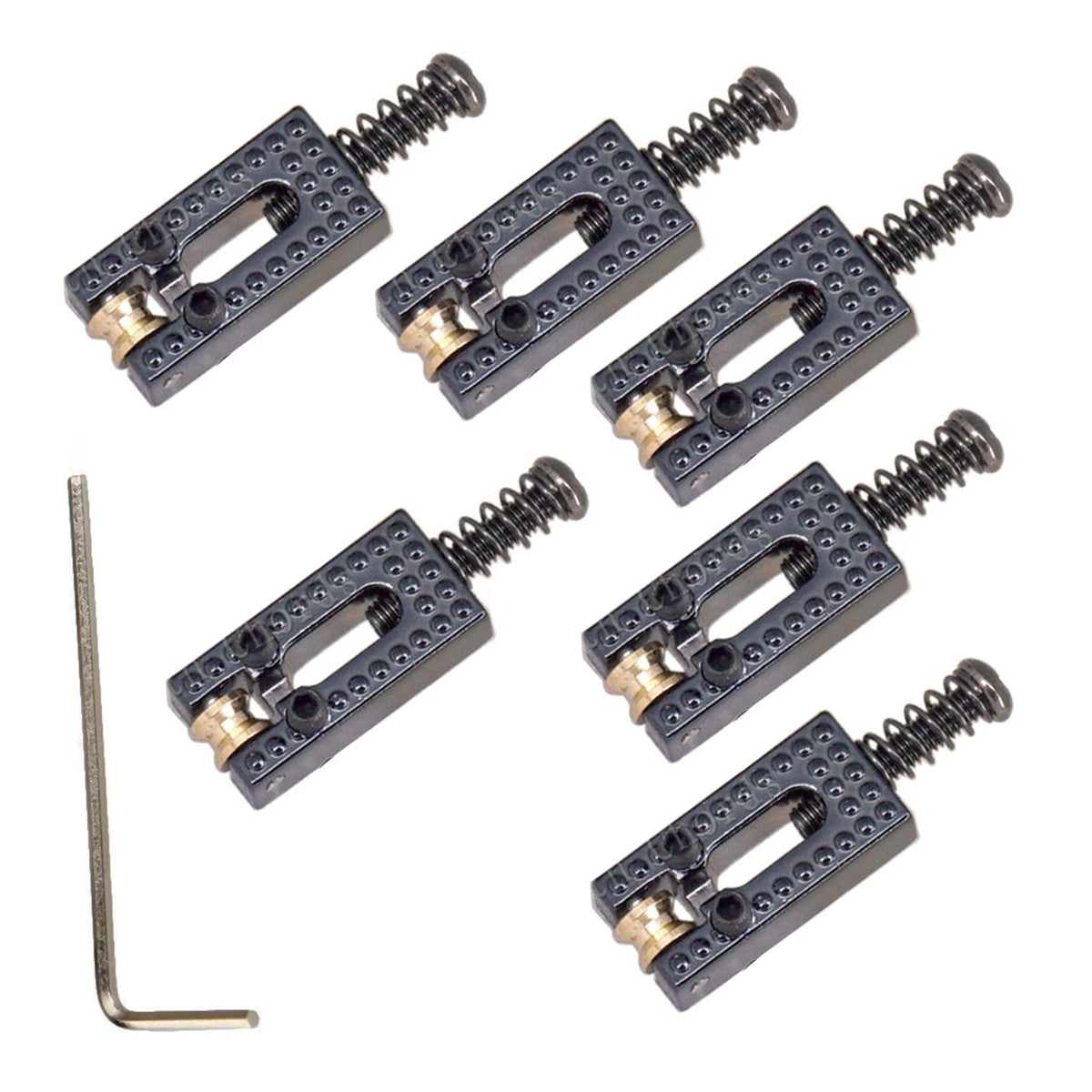 6Pcs Roller Bridge Tremolo Saddles for Fender Strat