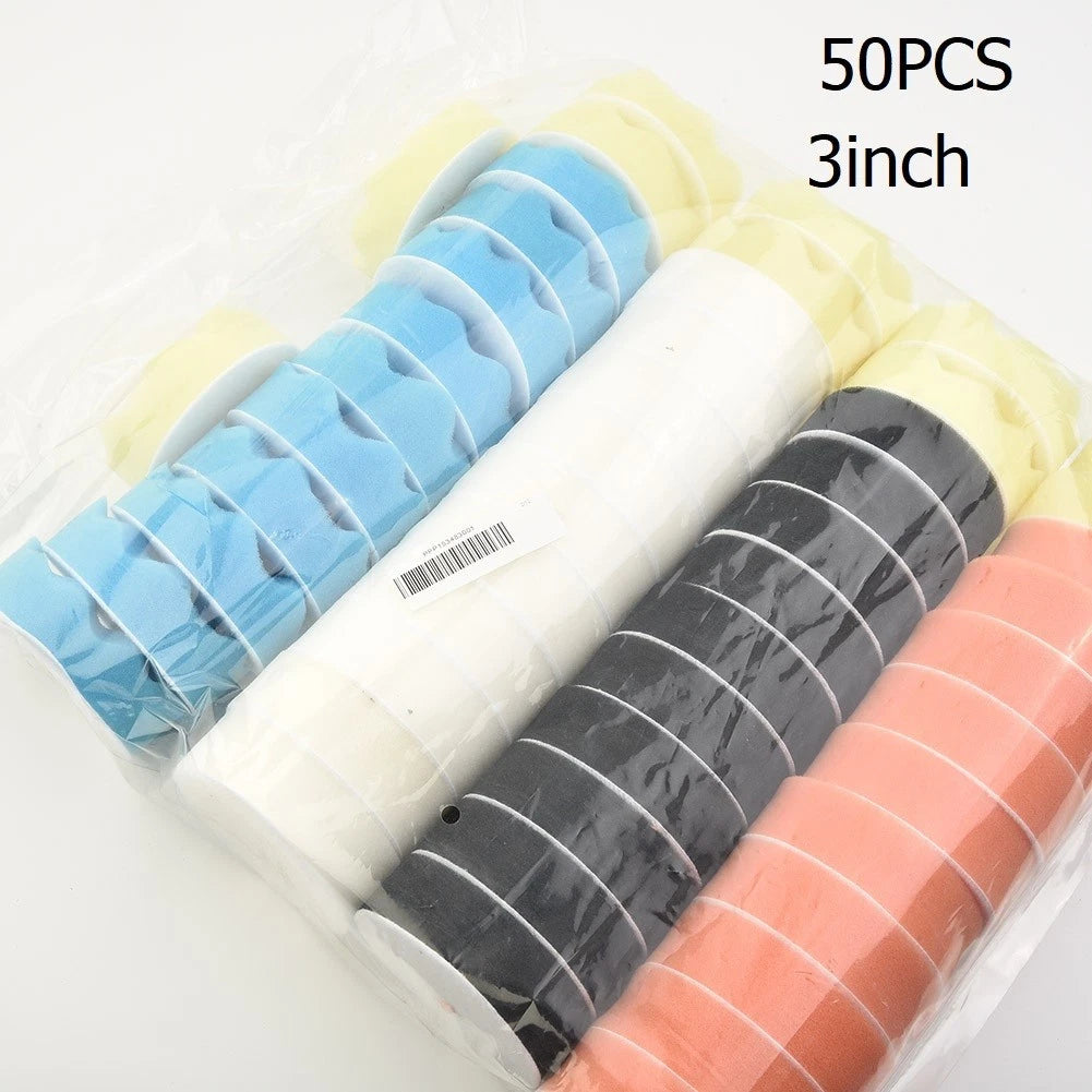 Set of 4 Wave Polishing Pads for Automotive Tools
