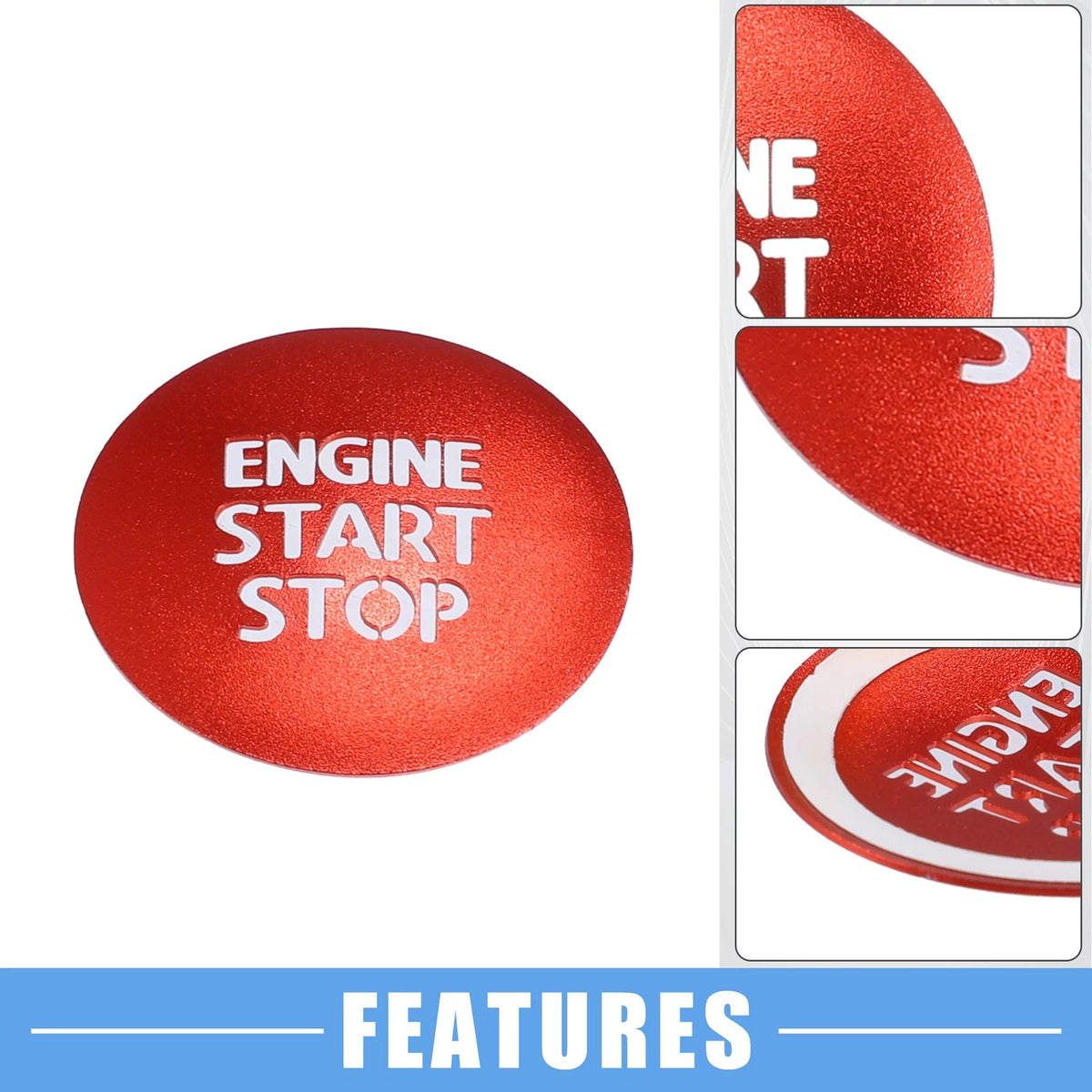 Engine Start Stop Ignition Button Cover for Toyota Tacoma (2016–2021)