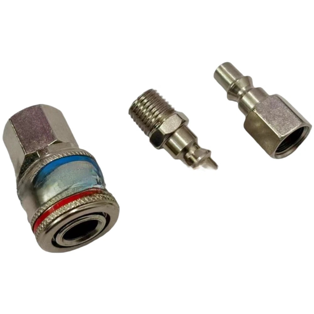 3X Air Compressor Hose Quick Coupler for Pneumatic Systems (14NPT)