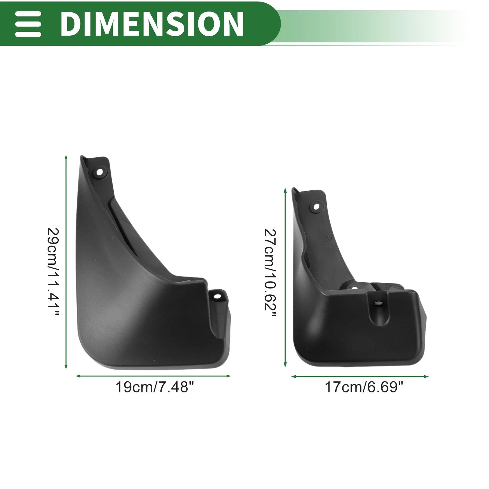 Mud Flaps Splash Guards Front Rear for Lexus NX 250 350 400h (2022–2023)