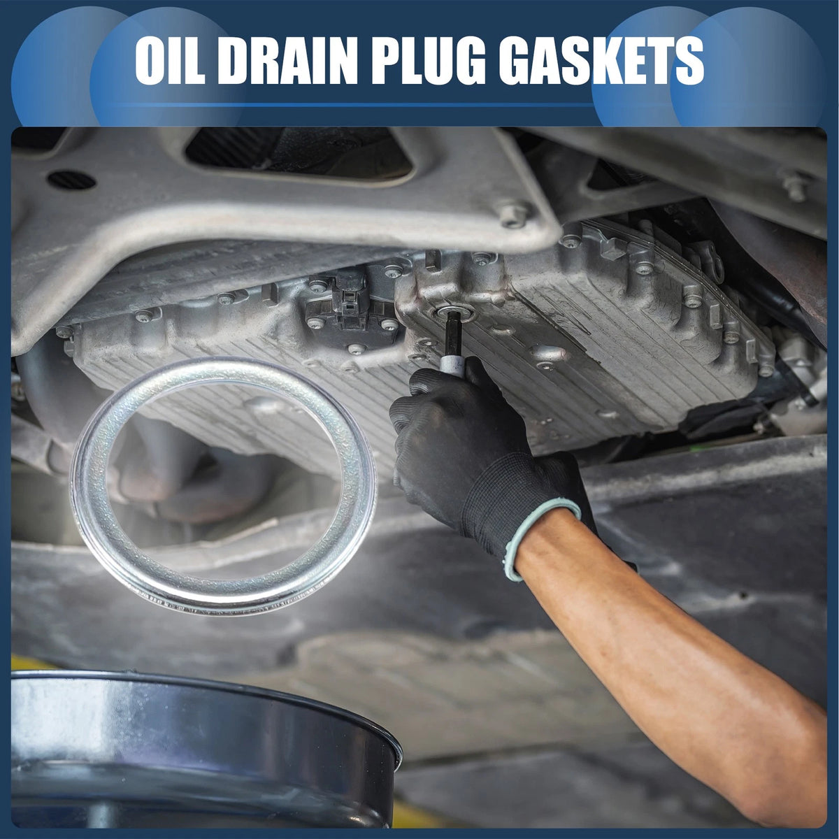 Oil Drain Plug Gasket Set 16mm ID Replacement for Subaru WRX (2015–2023)