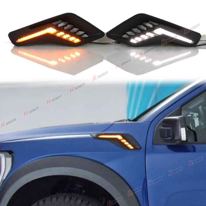 LED Fender Side Marker Light with Turn Signal for Ford F-150 Raptor (2022–2023)