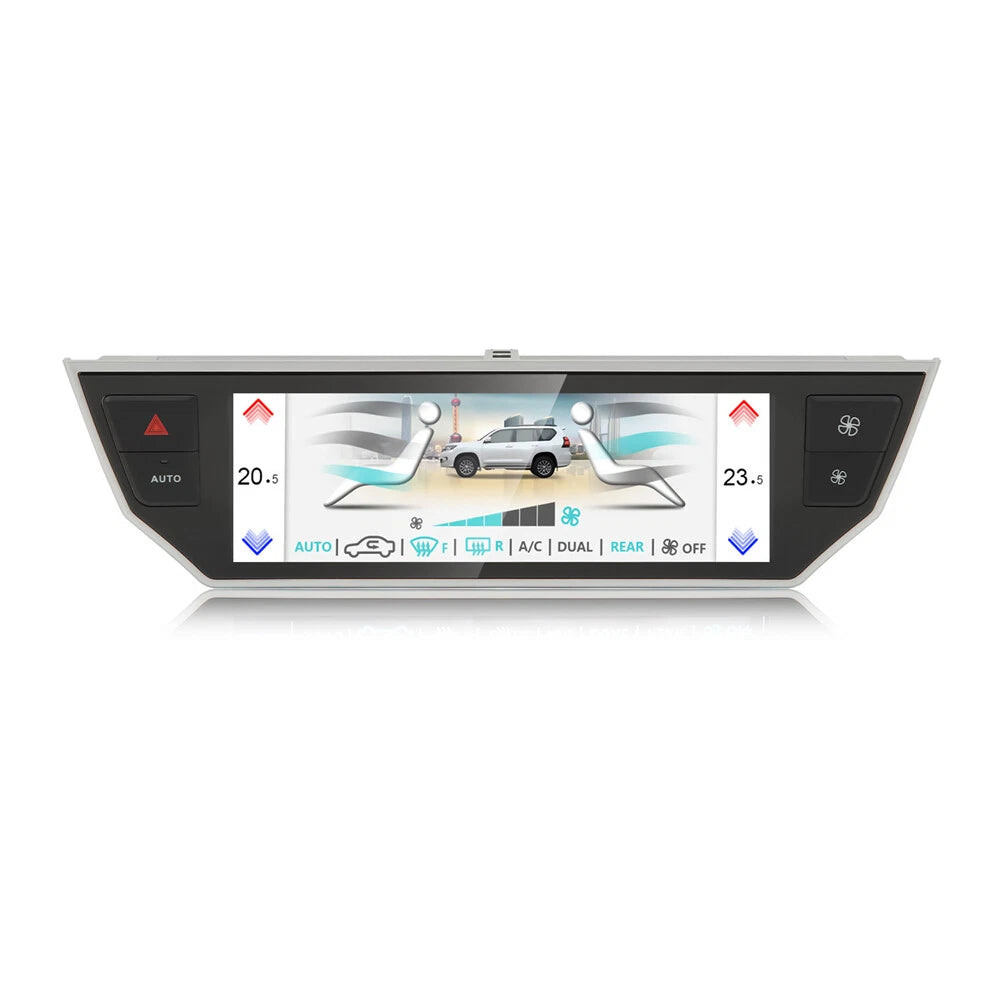 8" LCD Touch Screen AC Control Panel For Toyota Land Cruiser Prado 150 2018-2022