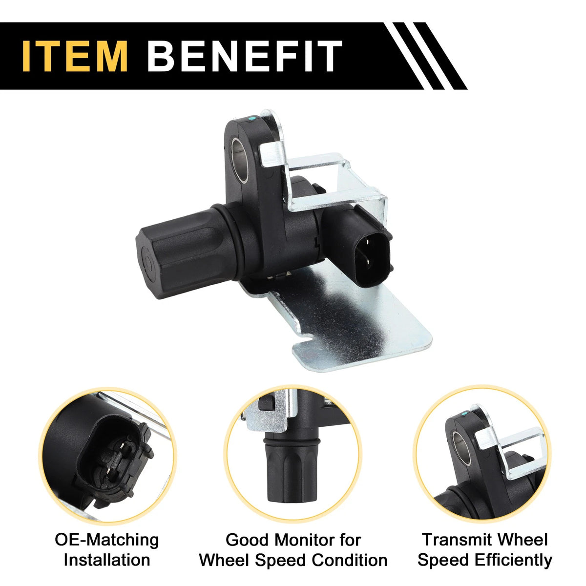 ABS Wheel Speed Sensor No. 5014787AA for Dodge Ram 1500 2500 (2002–2010)
