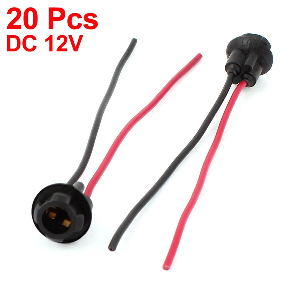 10W5W T10 194 Socket Bulb Extension Holder Connector for DC 12V (Universal)