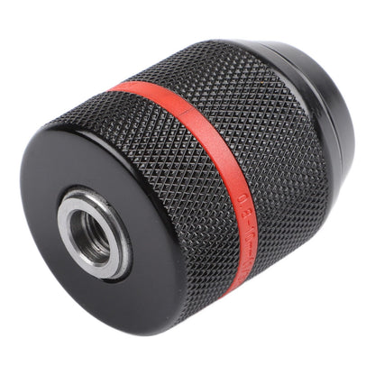 Keyless Metal Drill Chuck 0.8-10mm for (Black/Red)
