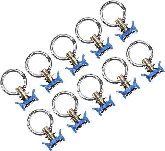 10-Pack Stainless Steel Stud Fitting for L Track/Airline Track