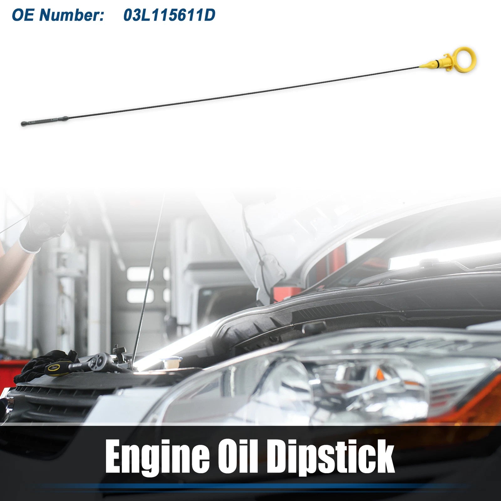 Engine Oil Level Indicator Dipstick for Transporter (2010–2017) No.03L115611D