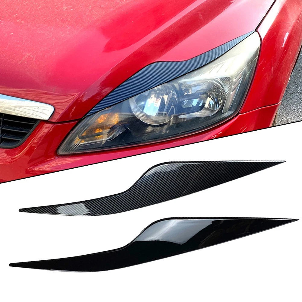 Carbon Fiber Eyebrows Trim for Ford Focus MK2 (2005–2011)