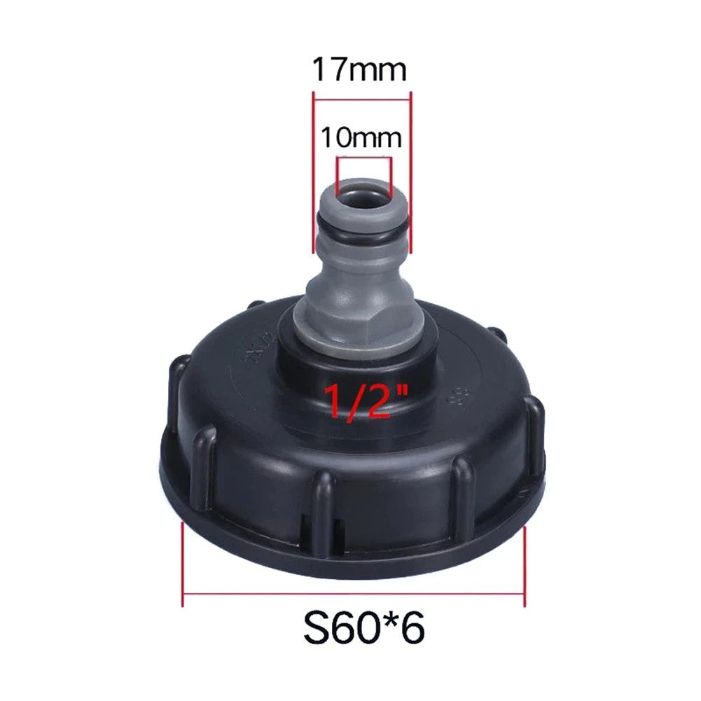 1pc Tank Tap 60mm Coarse Thread for IBC Water Container (1000 Litre)