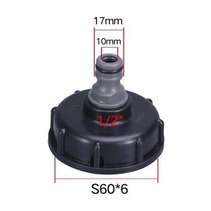 1pc Tank Tap 60mm Coarse Thread for IBC Water Container (1000 Litre)