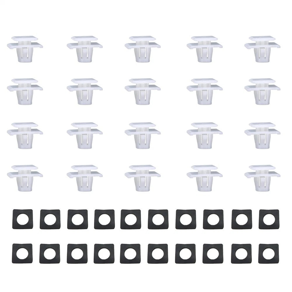 20 Pcs Outer Side Door Trim Moulding Retainer Clips 75315-S9A-004 for Honda CR-V (2017–2022)