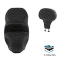 Gel Seat Backrest Pad for Harley Touring (2009–2023)