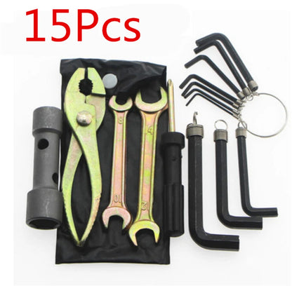 15Pcs Tool Kit Wrench Pliers Spark Plug Socket for Honda (USA)