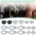 Wheel Axle Nut Safety Washer Kit Set for Mountain Bike (1990–2020)