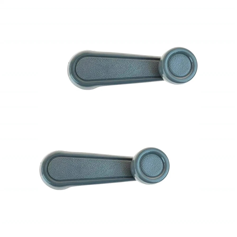 Pair Inside Left Right Window Crank Handle Gray For 1973-1995 Toyota Pickup T100