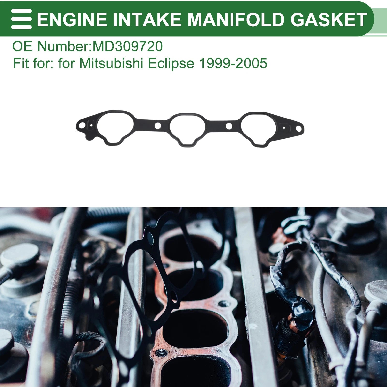 Engine Intake Manifold Gasket Replacement for Mitsubishi Eclipse (1999–2005)