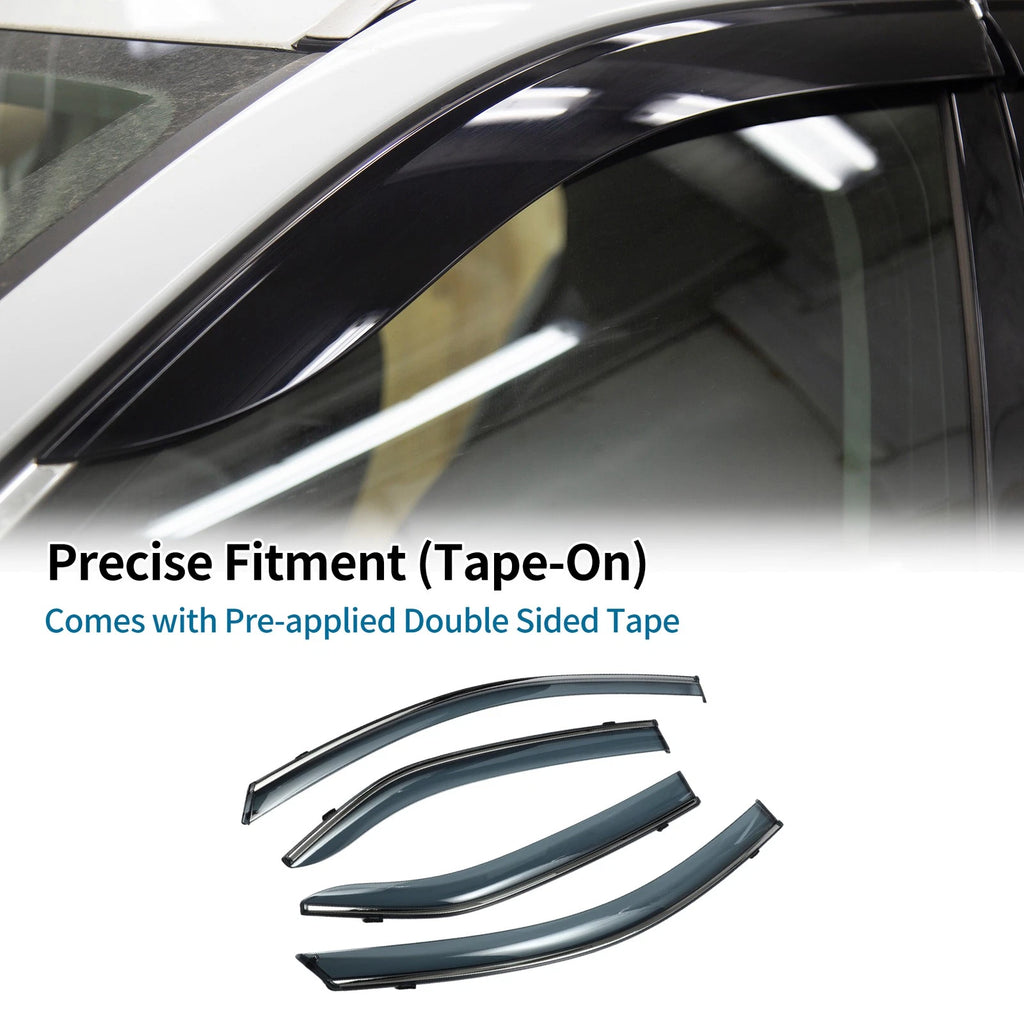Window Deflectors Side Window Vent Visors for Toyota Camry (2007–2011)