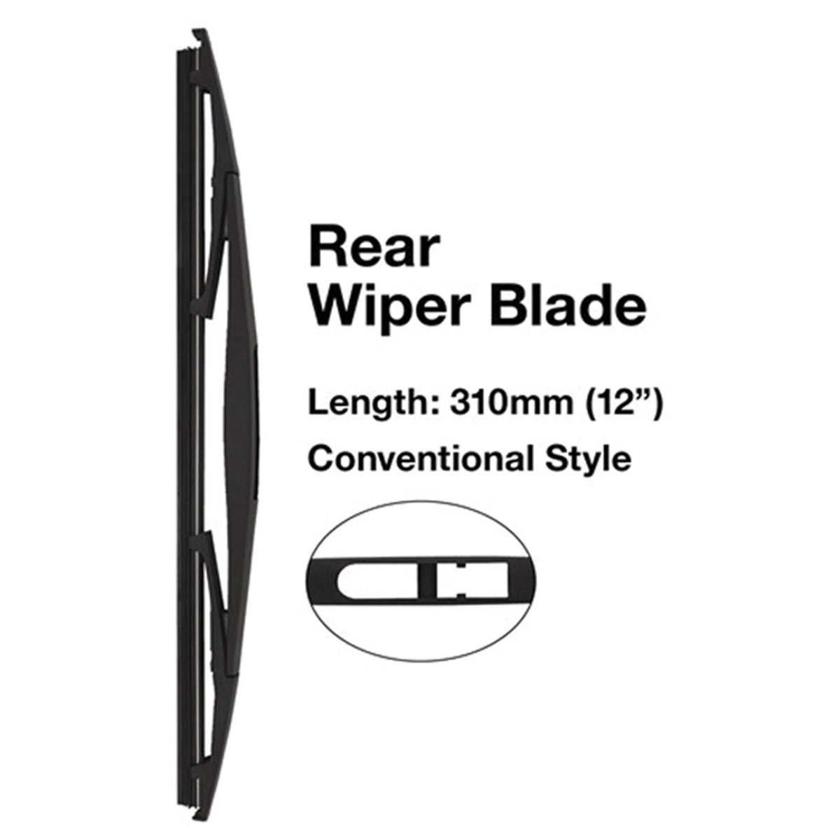 Rear Wiper Blade Assembly for Toyota Corolla ZRE152 (2007–2014) Hatchback