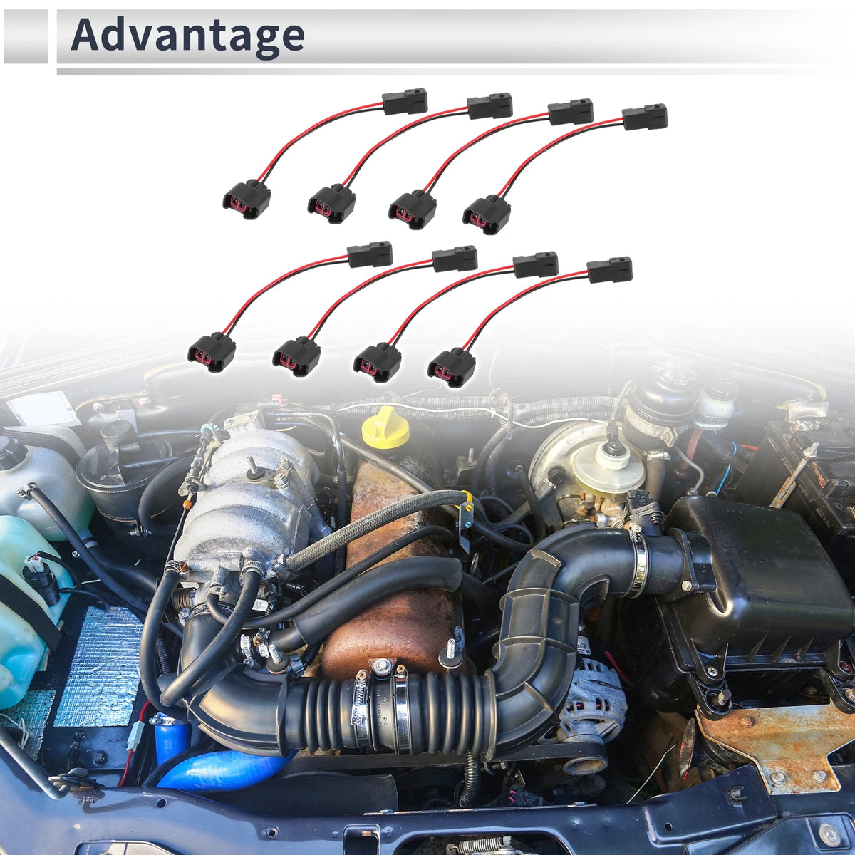Set of 1 Wiring Harness for EV1 EV6 EV14 USCAR LS1 LS2 LS3 LT1