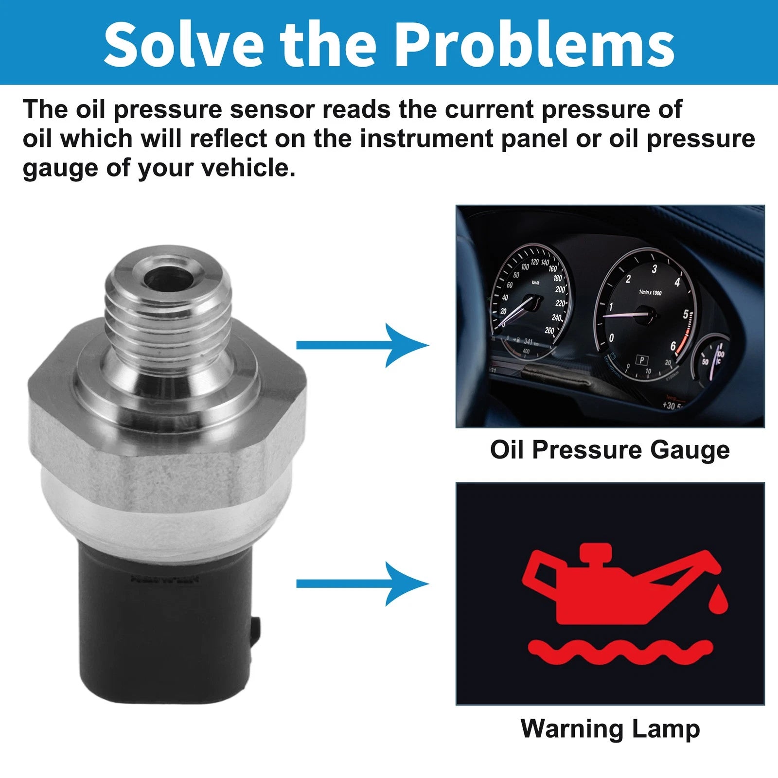 Engine Oil Pressure Sensor Replacement for Mercedes-Benz E250 (2014–2016)