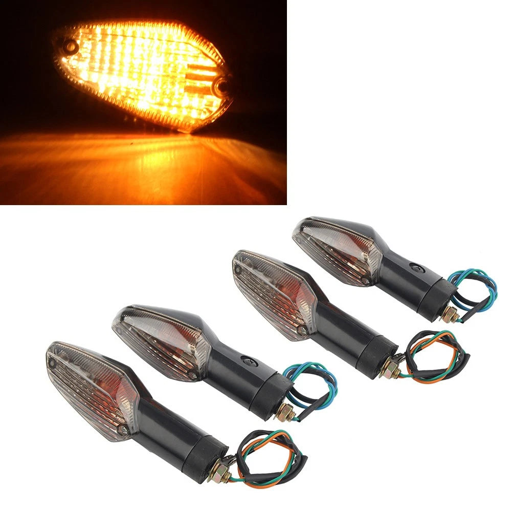 2X Front & Rear Turn Signal Light Indicators for Honda CBF125 (2009–2016)