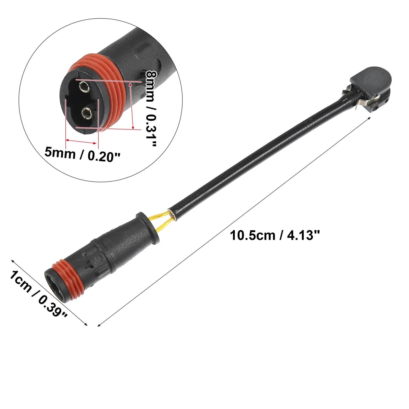 Front Rear Disc Brake Pad Wear Sensor for Mercedes SL500 (2000–2006)