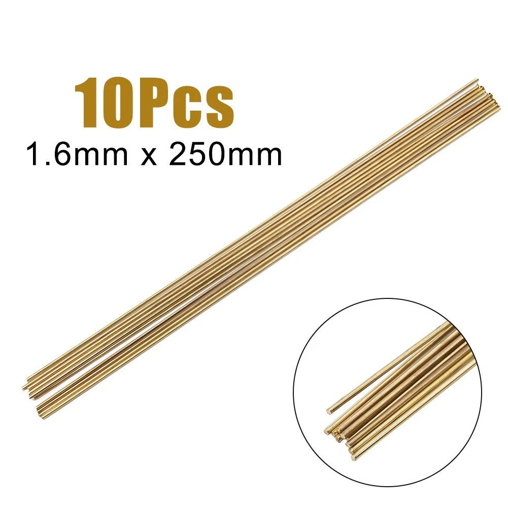 10PCS Easy Melt Welding Rods 1.6mm x 250mm for Automotive Applications