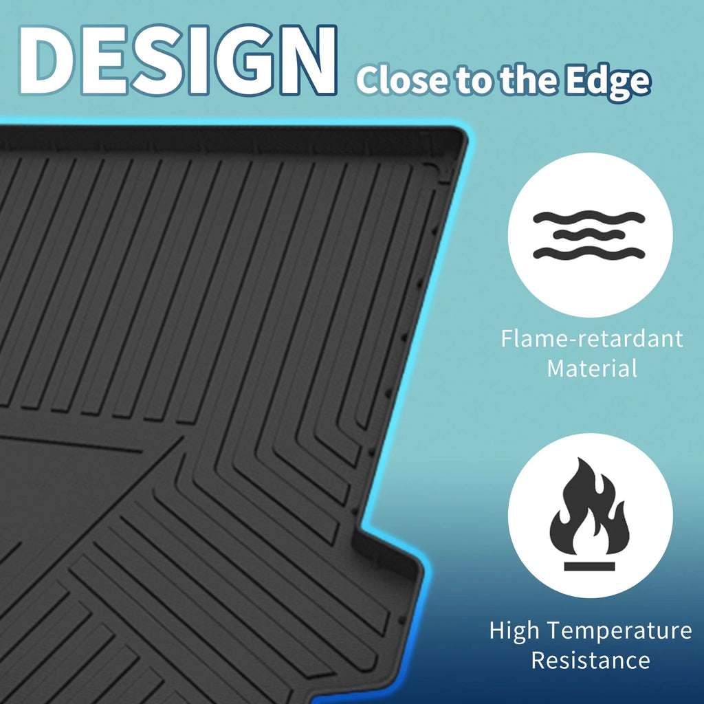 Rear Trunk Cargo Liner Flat Face TPE 1 Piece for BMW X5 (2019–2022)