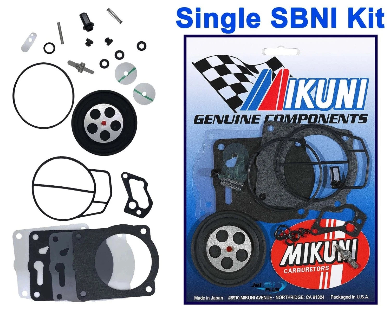 Carburetor Rebuild Kit for Sea Doo GTX (1998–2001) - Mikuni SBNI Super BNI 46mm