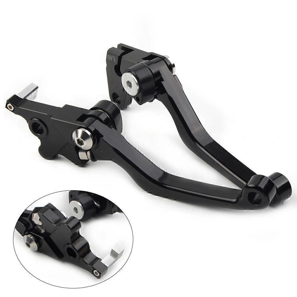 CNC Black Pivot Clutch Brake Levers for Suzuki DRZ400S/SM/E (2000–2022)