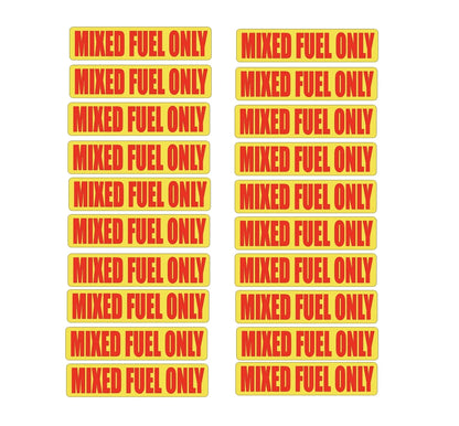 Mixed Fuel Only Sticker for Gas Gasoline Oil Can Trimmer (20)
