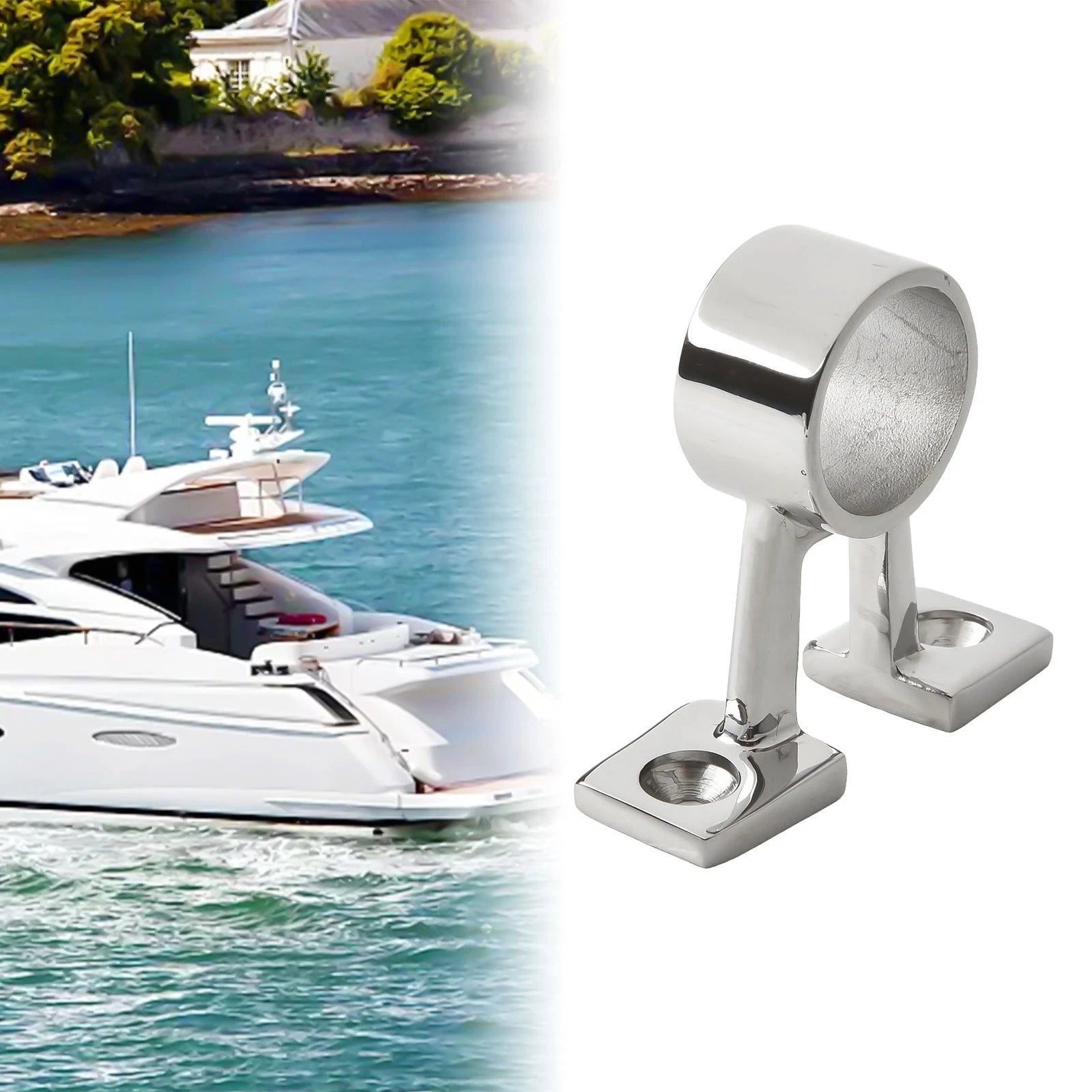 Boat Frame Rail Mount for Marine Applications (25mm Diameter)