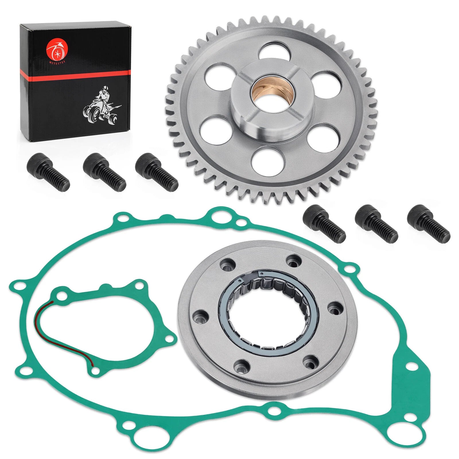 Starter Clutch Gear One Way Bearing Kit for Yamaha YFM660R Raptor (2004–2005)