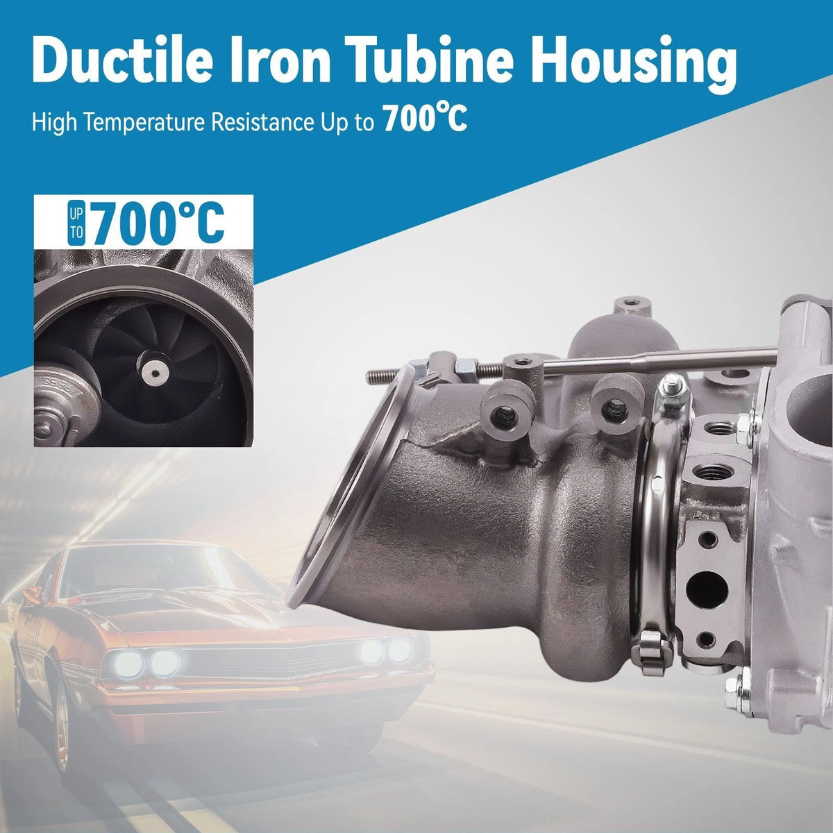 Turbocharger for Ford Explorer Edge EcoBoost 2.0L (2012–2013) 53039880270