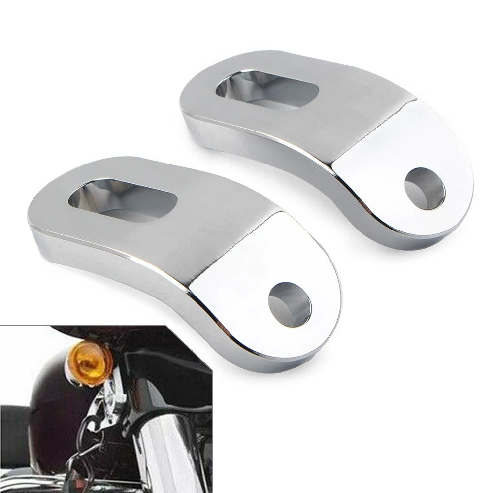 Touchless Tie-Downs Mount for Harley Touring Road King Electra Glide (Chrome)