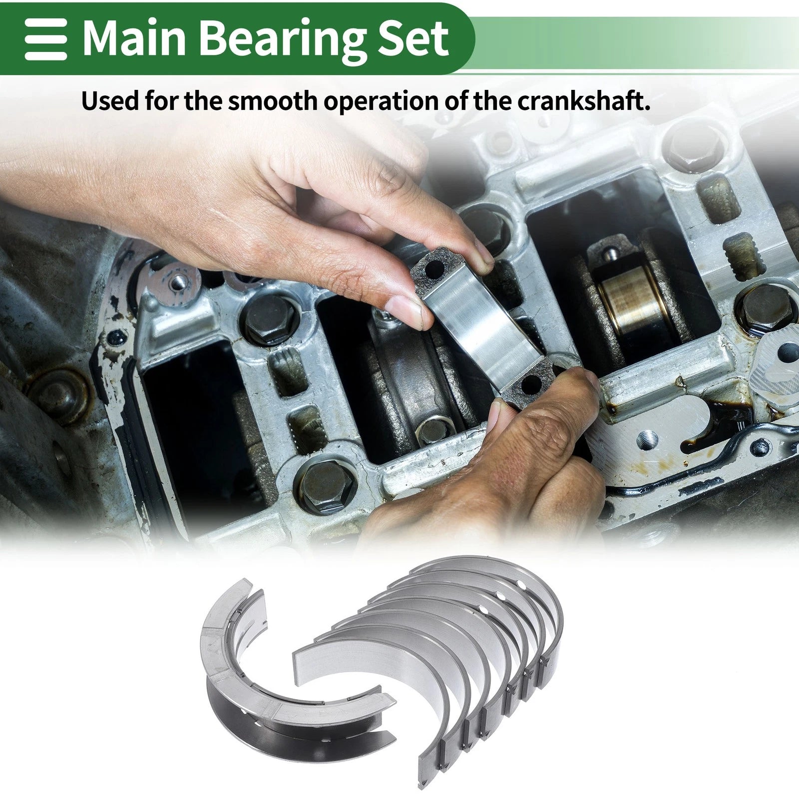 Main Bearing Set Replacement for Chevrolet Equinox (2005–2009)