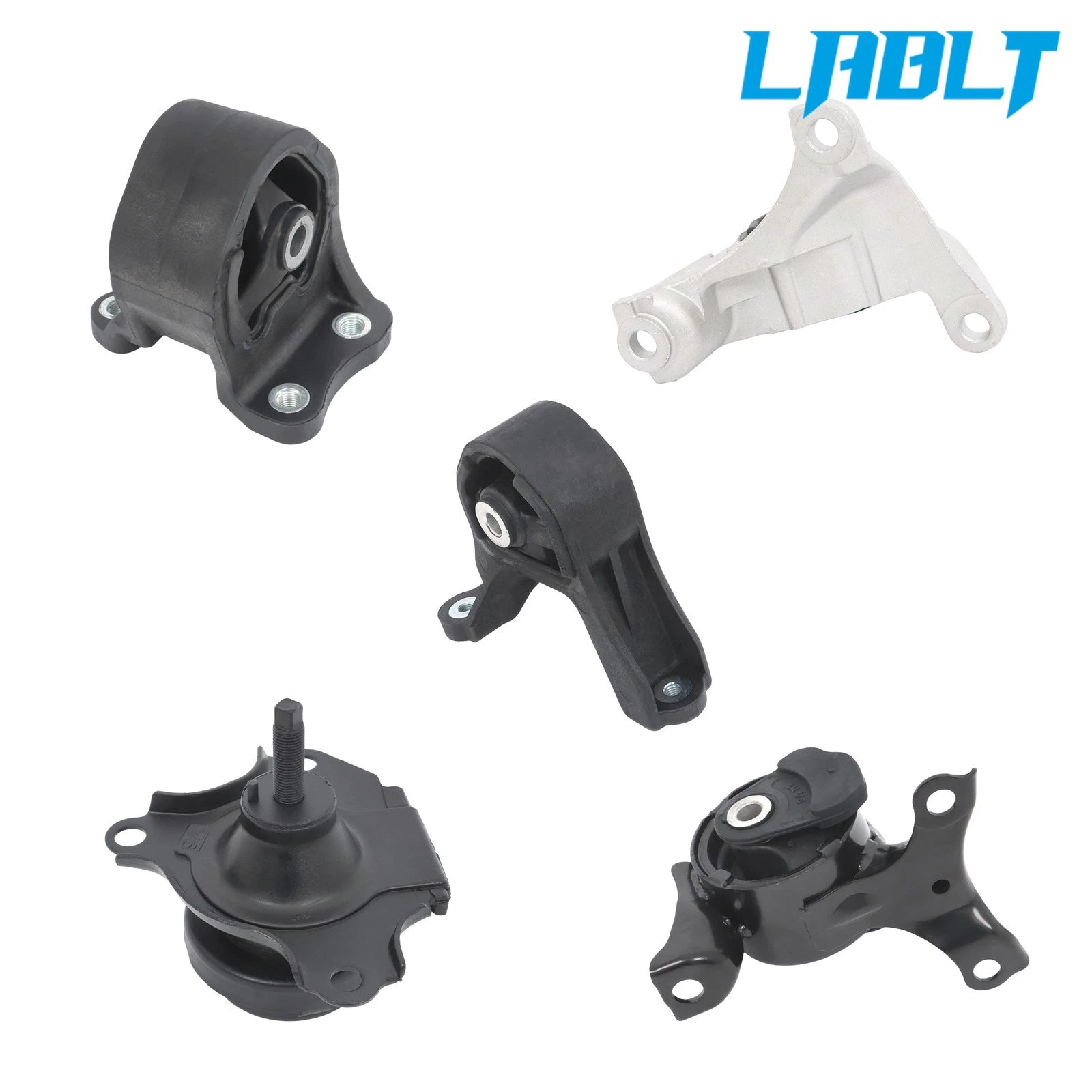 5PCS Engine Motor & Trans Mount for Honda Element (2003–2010) L4 2.4L 4WD