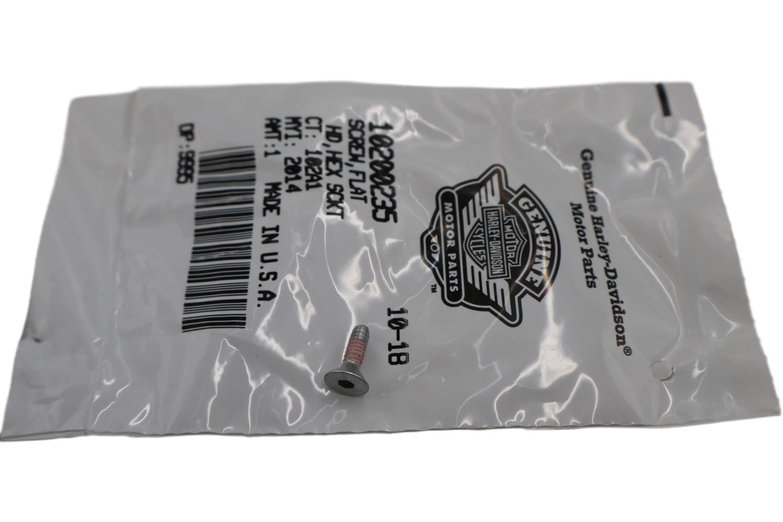 Air Cleaner Screw Flat Head Hex for Harley-Davidson CVO Breakout (2013–2017)