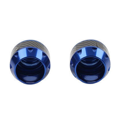 2X Blue Motorcycle Front Fork Frame Sliders for
