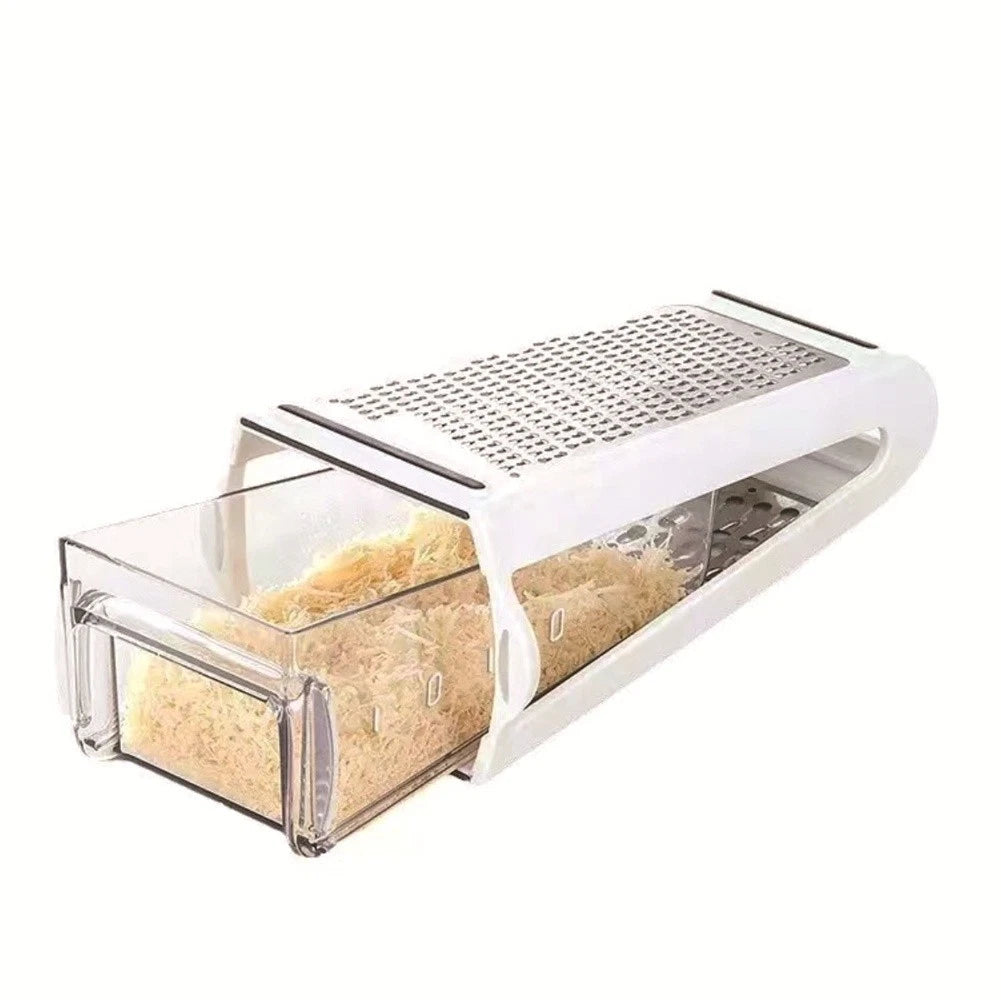 Stainless Steel 2-Way Grater for Cheese, Butter, Hard Vegetables