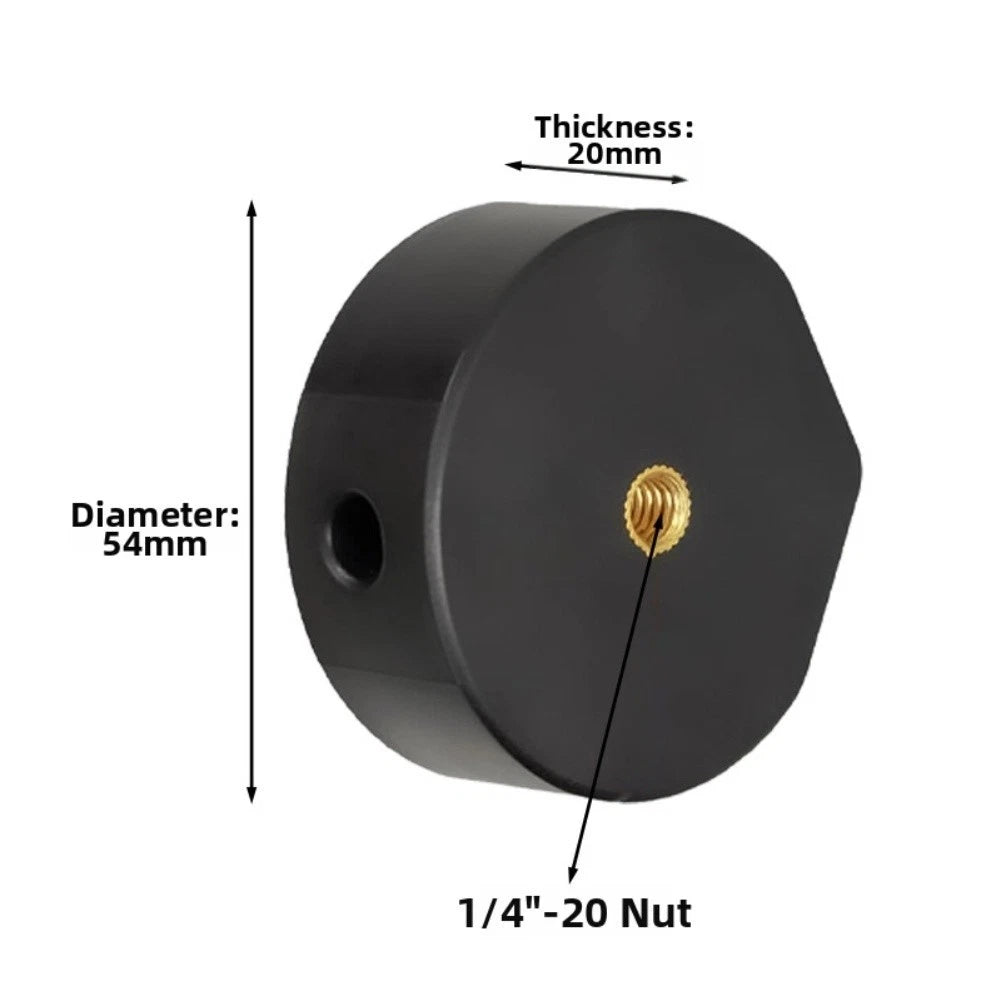 Travel Photography Mount Adapter Bracket Connector for Tool-free Installation