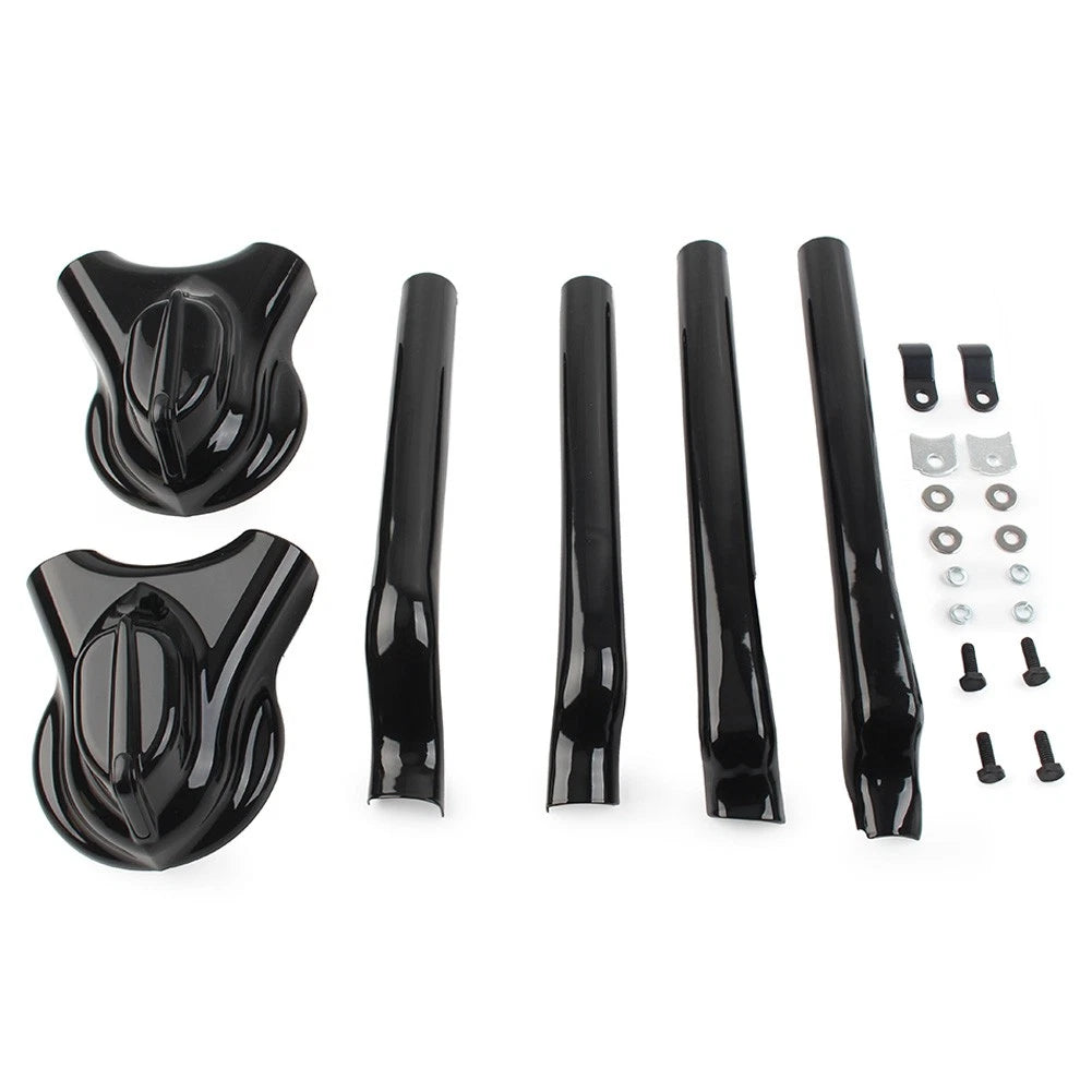 Rear Phantom Swingarm Axle Cover Kit for Harley Softail FXST FXSTC FLSTC (–)